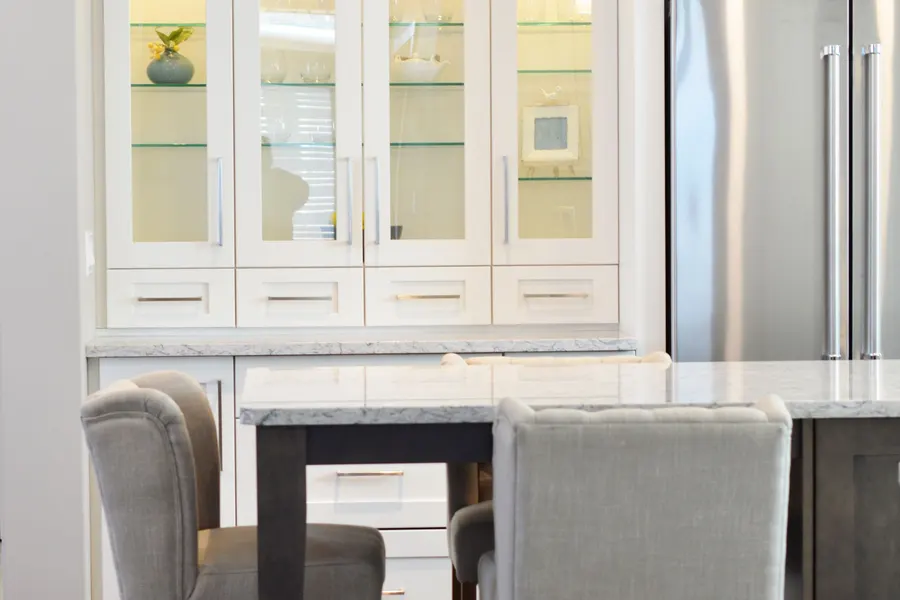 Compact kitchen with hidden appliances — main photo